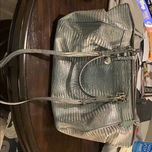 Large shoulder Brahmin purse